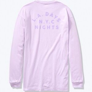 Vs pink long sleeve shirt